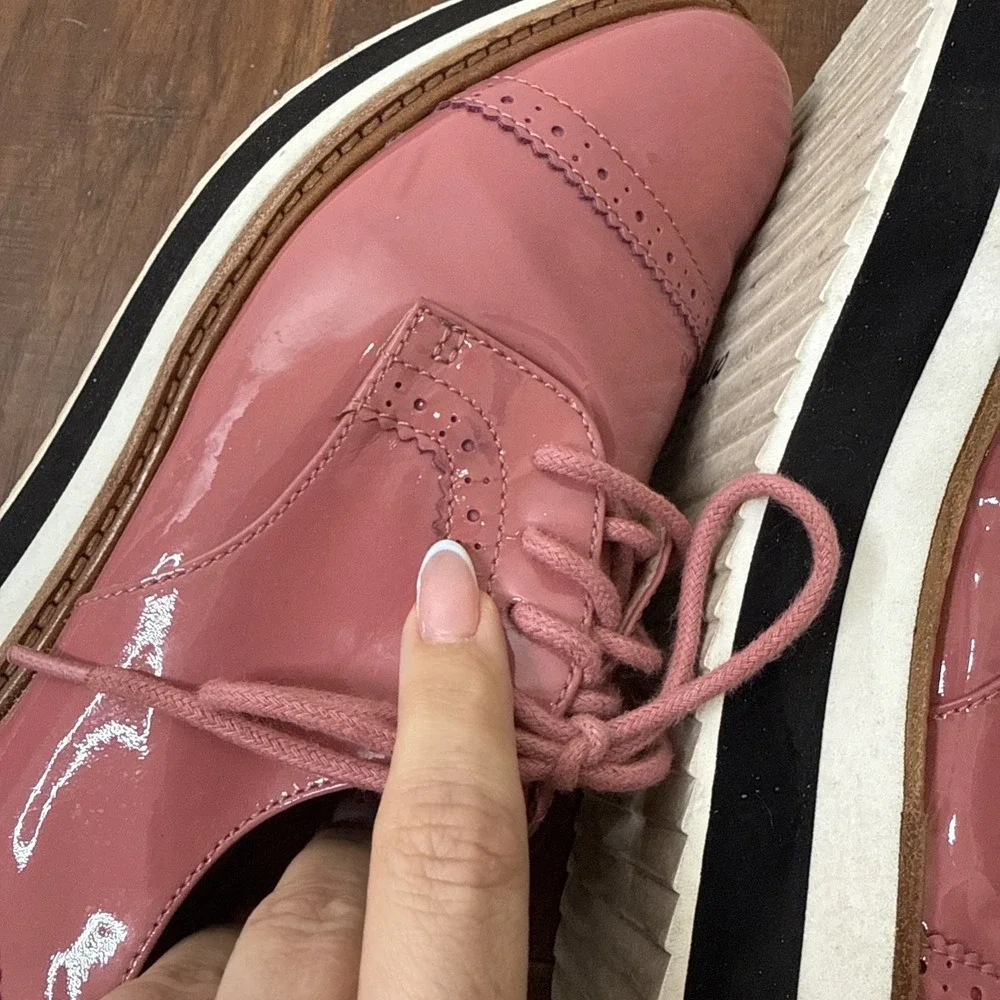HALOGEN Atlantic-Pacific Platform Gabriela‎ Patent Oxford Chunky Academia 7.5